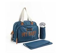 Bolso cambiador de pañales baby on board simply azul