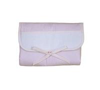 bolso Cambiador recién nacido con Tela AIDA para bordar A punto de Cruz 100% Algodón Rosa