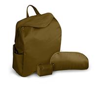 Bolso cambiador urbano POSH · oliva (37 x 42 x 16.5 cm.)