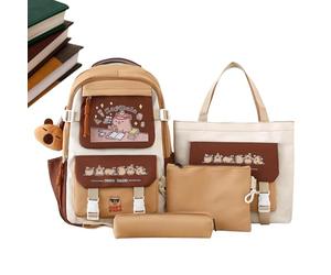 Bolso Capibara - Estuche Material Escolar - Mochila De Hombro Para La Escuela - Para Niños Estudiantes Casa Aula Dormitorio Viaje Al Aire Libre Cumpleaños Vacaciones, B, riferimento alla