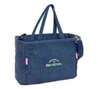 Bolso Con Bolsillo Para Portatil 14,1'' Benetton "Denim" 40 x 31 x 17 cm.
