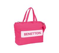 Bolso Con Bolsillo Para Portatil 14,1'' Benetton Raspberry 54 x 31 x 17 cm.