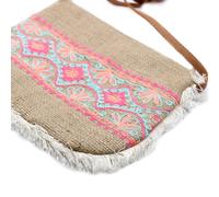 Bolso con flecos - Bordado De Patrón De Verano