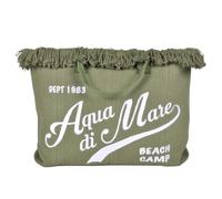 BOLSO CON FRANGE Y BORDADO PEQUEÑO 100% PL AQUA DI MARE