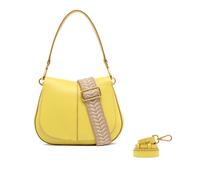 Bolso con solapa Helena Round Bs 11086 Tkl de Gianni Chiarini Amarillo