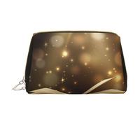 Bolso cosmético portátil de cuero impreso globo aerostático hermoso, bolso cosmético con el bolso interno, Libro Mágico, Talla única