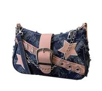 Bolso Creativo con Diseño De Estrella para Axila Hombro A para Mujer Estilos Retro Bolsos Cruzados Trabajo Accesorios Estilo Punk