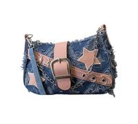 Bolso Creativo con Diseño De Estrella para Axila Hombro A para Mujer Estilos Retro Bolsos Cruzados Trabajo Accesorios Estilo Punk