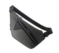 Bolso Cruzado A para Hombre Cinturón De Gran Capacidad Pecho Viaje A Prueba Salpicaduras sobre Los Hombros Paquete