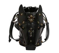 Bolso cruzado con diseño vintage de cabeza de caballo, unisex, bolso de hombro con motivo animal, bolso de mano de piel PU, ideal para desplazamientos, trabajo y fiestas