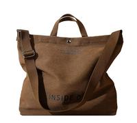 Bolso cruzado con gráfico de letras grunge, estilo gótico, japonés, Y2K, punk, hippie, bolso de mensajero, bolso alto oscuro, Café, Talla única