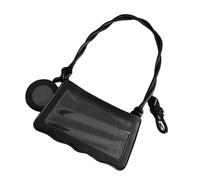 Bolso cruzado de cuero PU para pantalla de pin hermoso Itabag simple bandolera mensajero decoración de moda simple crossbody PU cuero Itabag hermosa decoración del hombro, Negro