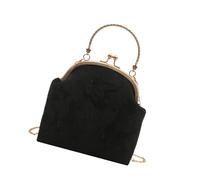 Bolso cruzado de estilo chino para mujer, bolso de mano, bolso de mano, bolso de mano, bolso de mano con beso, regalos de noche, bolso de mano, Black, One Size