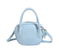 Bolso cruzado de estilo coreano para mujer, bolso de hombro de piel sintética, bolsa de mensajeros, bolsa de compras, bolsa de bolos para uso diario, Blue, As shown in the figure