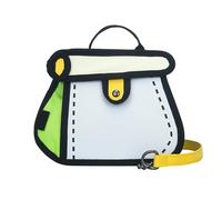 Bolso cruzado de moda con dibujos animados 2D, estilo anime, bolsos de hombro para aventuras diarias y declaraciones de moda, bolso caprichoso, g, One Size