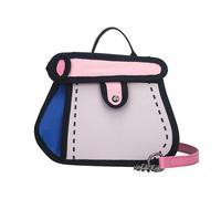 Bolso cruzado de moda con dibujos animados 2D, estilo anime, bolsos de hombro para aventuras diarias y declaraciones de moda, estilo anime, h