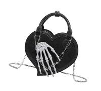 Bolso cruzado de piel sintética con forma de corazón para mujer, bolso de hombro encantador, bolso retro para compras, citas, mujer, piel sintética, bandolera en forma de corazón para uso diario