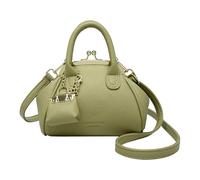 Bolso cruzado de piel sintética para mujer, bolso de hombro retro con asa superior para llevar al hombro, asa superior, bolso cruzado retro, Green, One Size