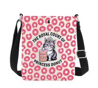 Bolso cruzado de princesa Donut The Royal Court Of Princess Donut Gifts Carl Cat Bolso de hombro, The Royal Court Uk3, 111