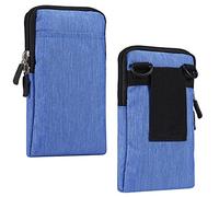 Bolso Cruzado de Teléfono Celular, Bolsa de Cintura Celular, Funda de Cinturon Teléfono Móvil Billetero de Hombre Bolso de Hombro Cartera Celular Bolsa Riñoneras Bolso Bandolera Bolsa con Correa