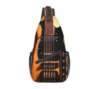 Bolso Cruzado en el Pecho Diagonal Instrumental Guitarra Correr Fanny Pack Cinturón Bolsa con Correa Ajustable para Mujeres Hombres Manos Libres Monedero Riñonera
