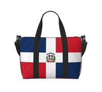 Bolso cruzado estampado de República Dominicana, adecuado para viajes de negocios, fitness y viajes.
