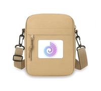 Bolso cruzado giratorio con burbujas en espiral para teléfono celular, bolso de hombro, mini bolso