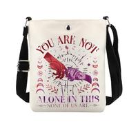 Bolso cruzado inspirado en BG3 Astarion High Elf Gaming Gift Astarion Rogue Gift You Are Not Alone In This Messenger Bag, You Are Not Cb UK, 0