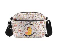 Bolso cruzado inspirado en dibujos animados Take That Depression para fanáticos, serie de televisión Hazbin, regalo de dibujos animados, Take That Cross2, medium