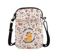 Bolso cruzado inspirado en dibujos animados Take That Depression para fanáticos, serie de televisión Hazbin, regalo de dibujos animados, Toma esa cruz, medium