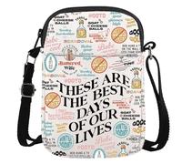 Bolso cruzado inspirado en el programa de telerrealidad inspirado en el programa de telerrealidad "These Are The Best Days Of Our Lives", Our Lives Cr Eu, 5.91 Inches ×8.27 Inches