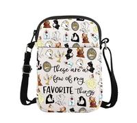 Bolso cruzado inspirado en la película de hadas de belleza, un cuento tan antiguo como tiempo, regalo para fanáticos de la princesa de Belle, regalo para amantes de los cuentos de hadas, Cruz de