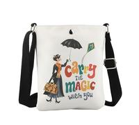 Bolso cruzado musical Mary de los años 60, regalo musical de Broadway, regalo mágico de película para amantes de la música, Lleva el Magic Cb Eu