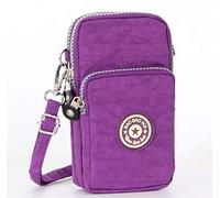Bolso cruzado para mujer, bolso de hombro para iPhone 16 Pro, 15, 14, 13 Pro Max, Samsung Galaxy A15, A35, A25, A55, S25+, Google Pixel 9, 8a, 7, 6, Motorola Edge 60 Pro/Fusion, Purple, Small