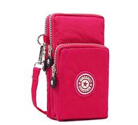 Bolso cruzado para mujer, bolso de hombro para iPhone 16 Pro, 15, 14, 13 Pro Max, Samsung Galaxy A15, A35, A25, A55, S25+, Google Pixel 9, 8a, 7, 6, Motorola Edge 60 Pro/Fusion, magenta, Small