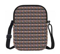 Bolso cruzado para mujer, con estampado de calaveras de azúcar, bolso de viaje, casual, diario, versátil