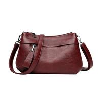 Bolso cruzado para mujer, versión coreana, de un solo hombro, para madre, ambiente, para niñas pequeñas, rosso, Talla única