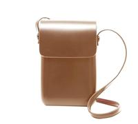 Bolso cruzado para teléfono móvil femenino de verano a la moda coreana fuego pequeño bolso para hombres y mujeres ligero bolso grande, marrón, Talla única