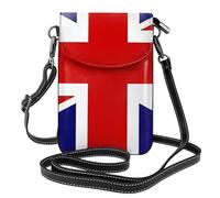 Bolso cruzado pequeño con la bandera del Reino Unido para mujer, compacto, moderno y fiable para el uso diario