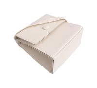 Bolso Cruzado Pequeño de Pu Blanco, Estilo Minimalista para Mujer | Superficie Lisa y Fácil de Limpiar, Uso en Gimnasio y Cosmética, Formato Compacto, Acabado Blanco