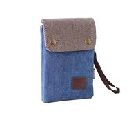 Bolso cruzado pequeño para teléfono móvil para iPhone 16, 15, 14, 13 Pro Max, Samsung Galaxy A16, A26, A36, A15, A35, Motorola Edge 60 Pro, Google Pixel 9, 8, 7, 6 Pro, Blue, Small