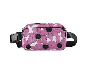 Bolso cruzado Susan Simple Line Art Valentinesnes Peach de ojos negros para mujeres y hombres, mini bolsa cruzada con correa ajustable para viajes, correr, senderismo