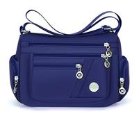 Bolso cruzado unisex informal - una espaciosa bolsa de hombro con múltiples bolsillos, hecha de forro ligero y duradero