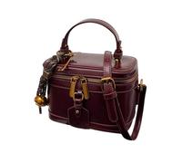 Bolso Cuadrado Retro Para Mujer - Bolso De Cuero Pu 18 X 10 X 13 Cm, Asa Elegante, Correa De Hombro Compacto De | Accesorio De Viaje Versátil Para Mujeres, Madres Esposas, Copiar, W, Se