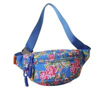 Bolso de banana suave en forma de media luna - Bolso bandolera con forma de flor para mujer, azul, 320,00*170,00*100,00 mm, Retro