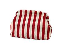 Bolso De Bola De Punto Punto Mujer Elegante con Bolso Viaje Playa Colores Contraste para Cualquier Ocasión Bolling Purse