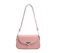 Bolso De Bolsos Hombro Color Sólido para Niñas Y Mujeres Bolsos Cruzados con Hebilla Corazón Axilas Versátil Adecuado para Diversas Ocasiones