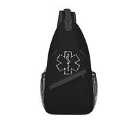 Bolso de Cabestrillo Personalizado EMT Star of Life para Hombres Moda Paramédico Ambulancia Hombro Crossbody Chest Mochila Mochila de Viaje