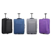 Bolso de cabina con bolsillo frontal de Kono: Azul