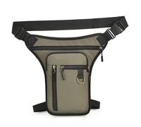 Bolso de cadera y pierna para hombre multifuncional impermeable bolso bandolera bolsa de deporte al aire libre ocio, dorado, Belleza masiva